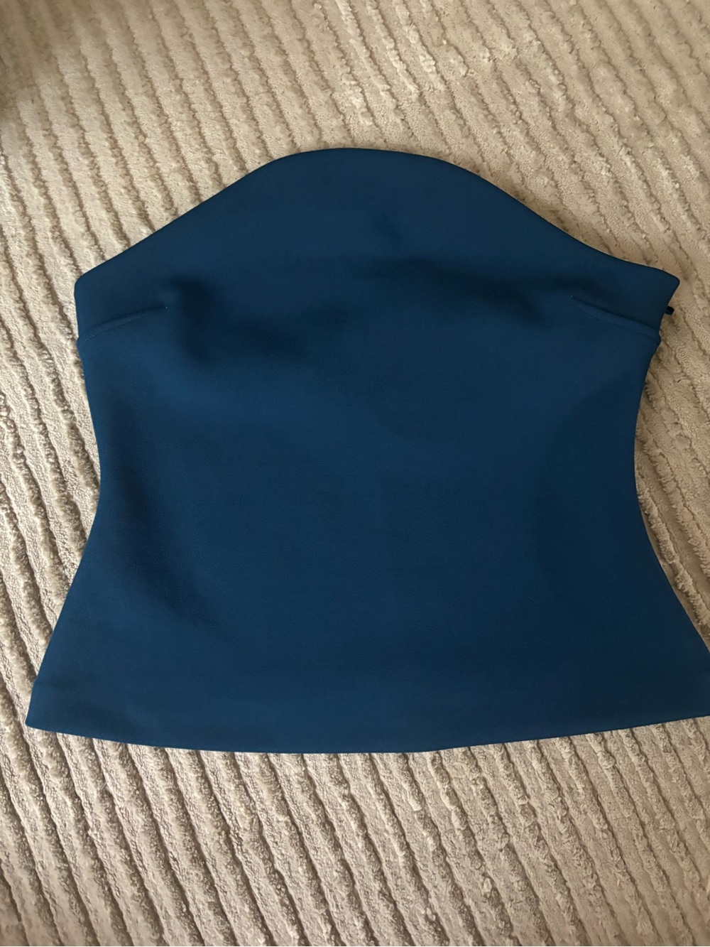 Strapless Women's Top in Teal Blue - Zara - NWT - Size M